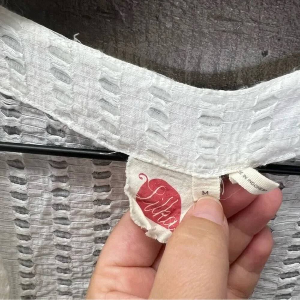 Anthropologie Swim Lilka Cloud Maxi Coverup Eyelet - Picture 9 of 11